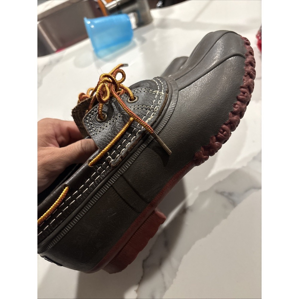 ll bean mens duck boots Mocs Size 8